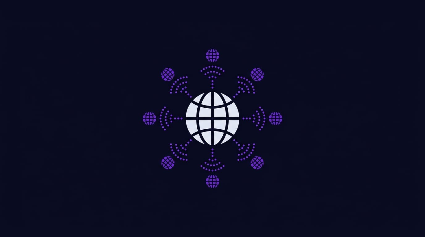 World map showing DNS propagation spreading from origin to global resolvers over time