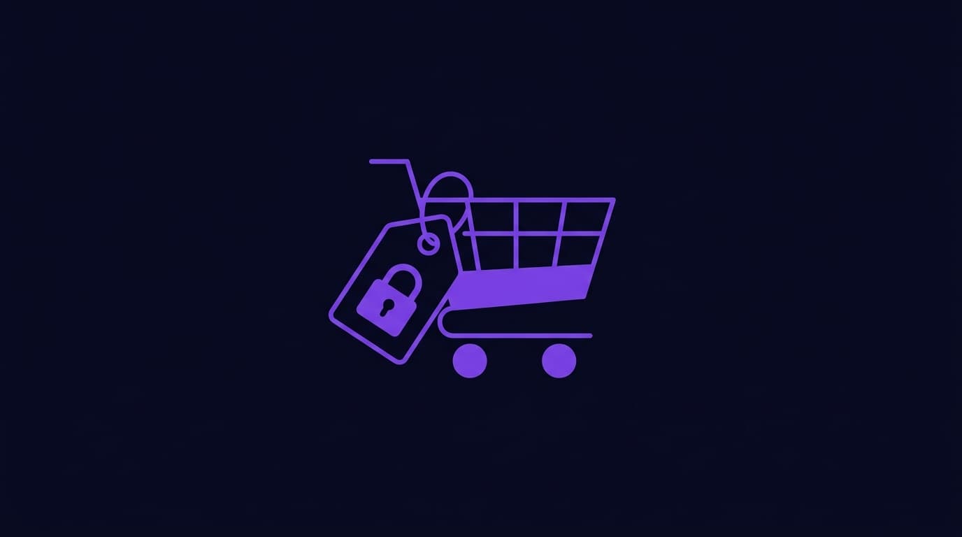 Online store website showing product catalog and shopping cart interface