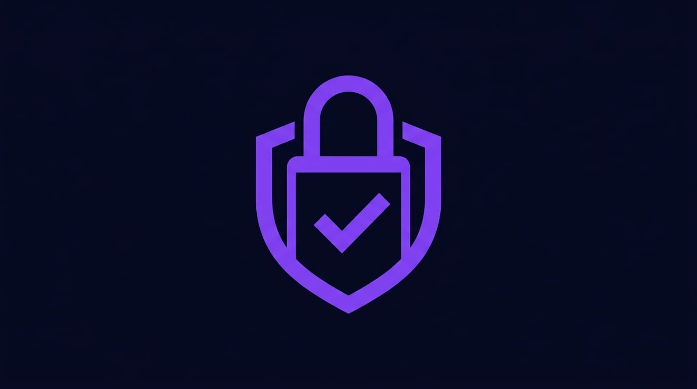 Security lock icon over a domain name showing protection from hijacking