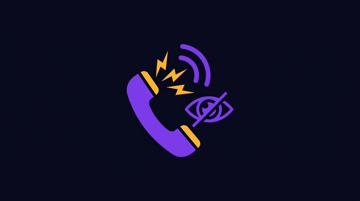 Phone showing a stream of unknown spam calls shortly after registering a new domain name