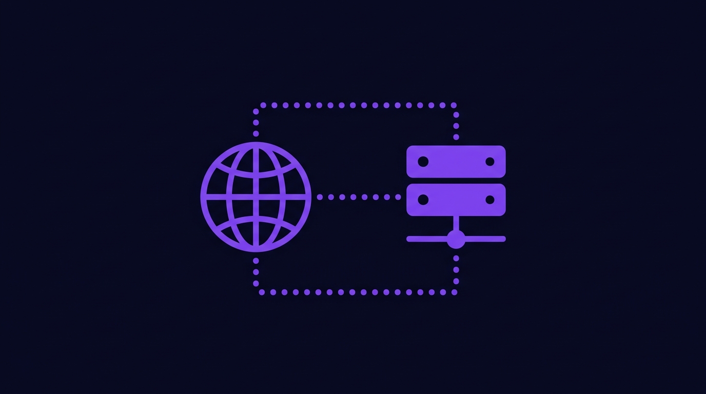 DNS diagram showing how domain names resolve to IP addresses and servers