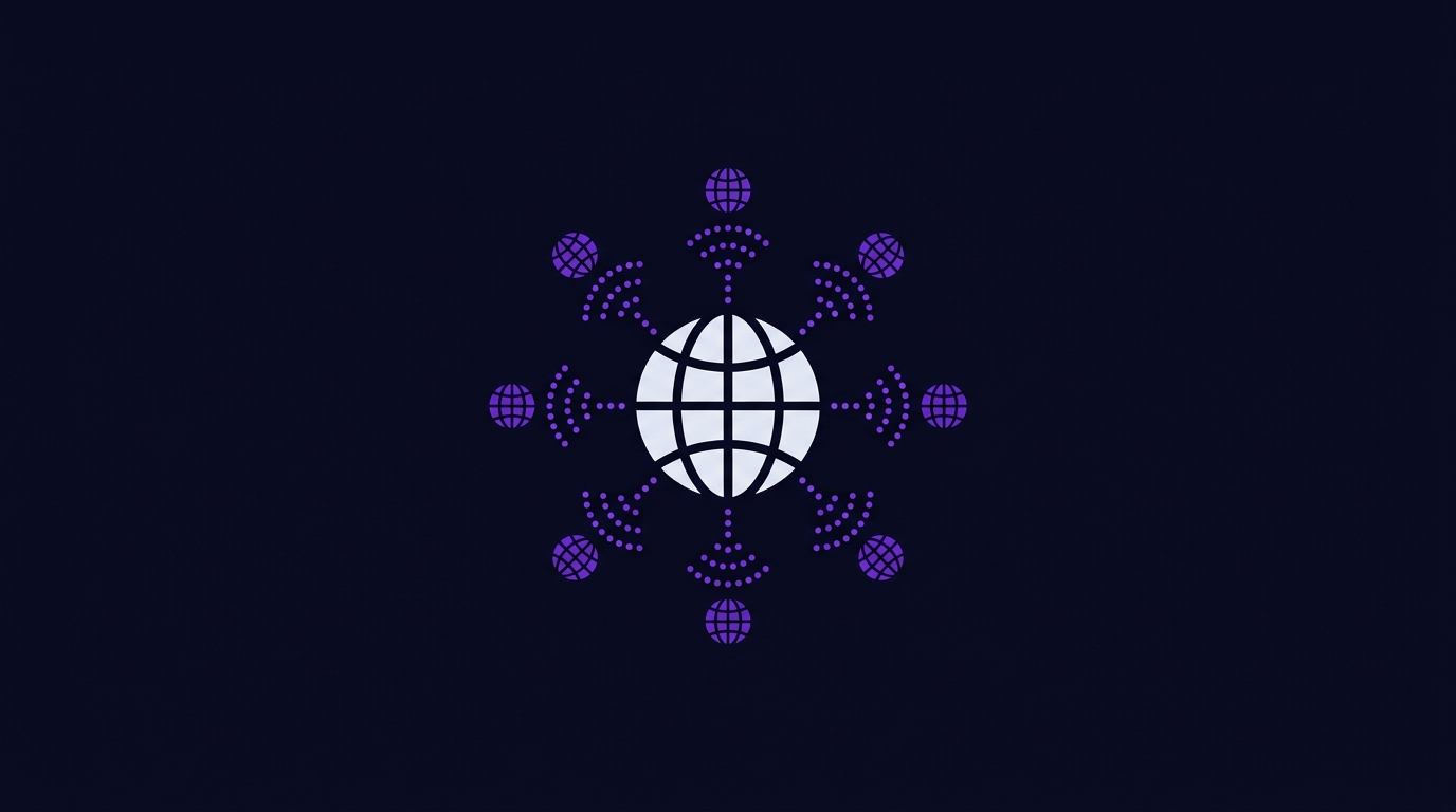World map showing DNS propagation spreading from origin to global resolvers over time