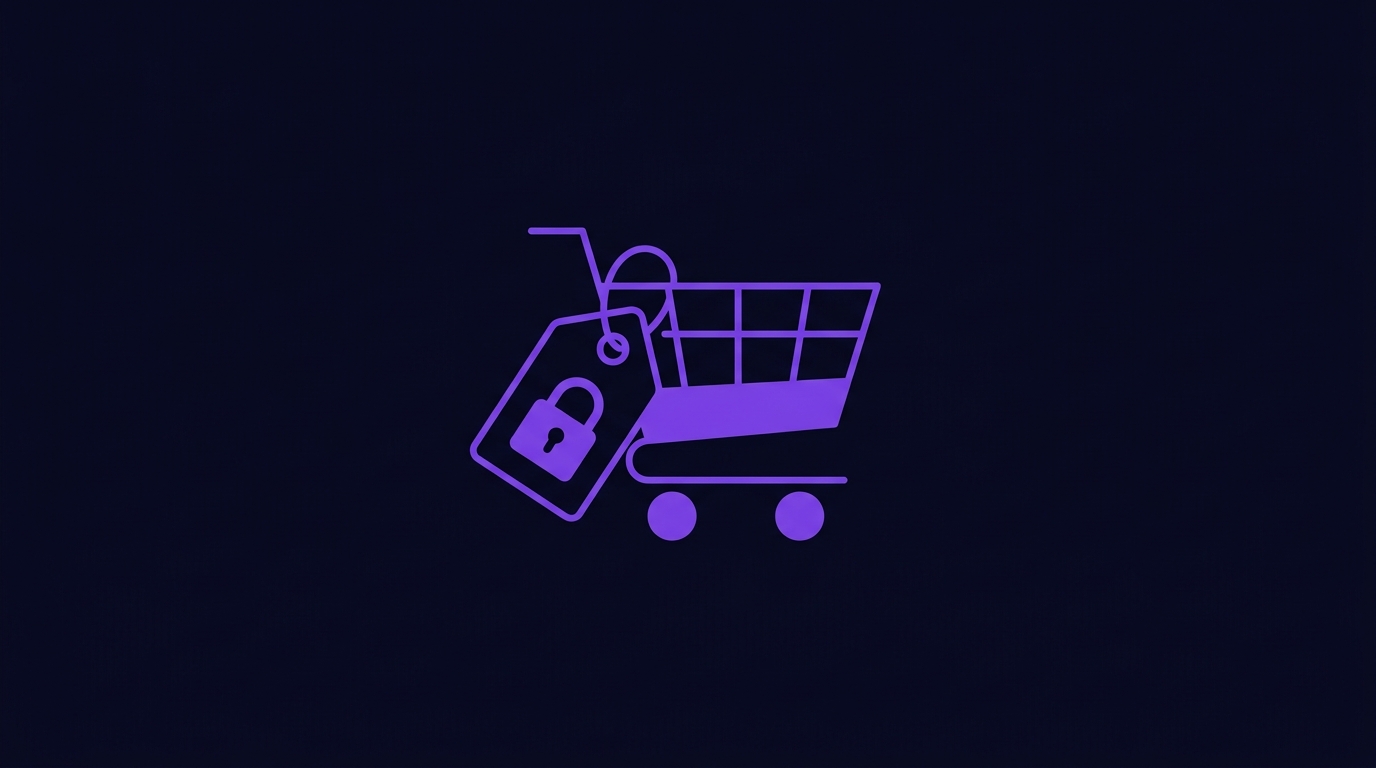 Online store website showing product catalog and shopping cart interface