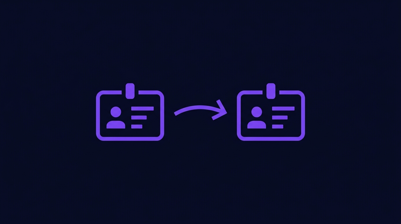 Domain transfer process showing steps between two registrars